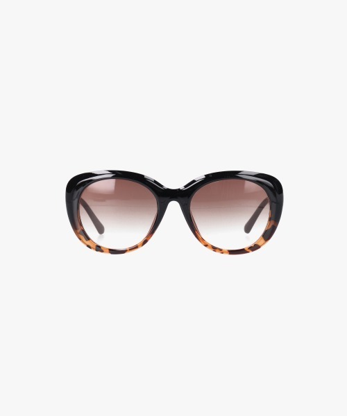 OVERRIDE(オーバーライド)の「OVERRIDE SUNGLASS 25 E / オーバーライド(サングラス・レディース・ブラウン/ナチュラル/ブラック系/ブラック・FREE)」の2枚目の写真