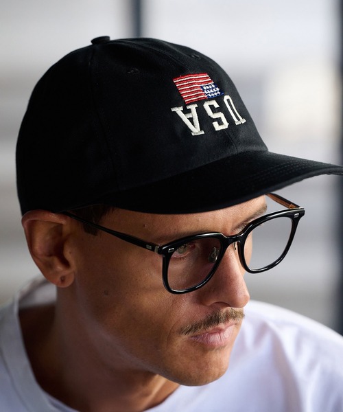 CLARK Memorial International ユニフォームとキャップ mko12908-Cooperstown Ball Cap×THEOREM コラボキャップ(USA