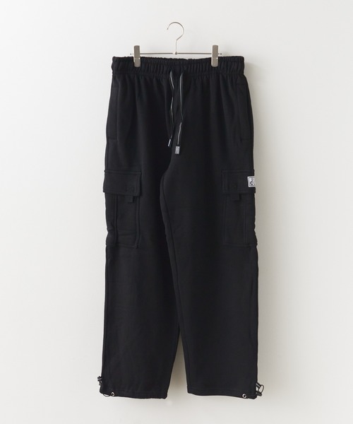 PRO CLUB (プロクラブ)の「Pro Club/プロクラブ Heavyweight Fleece Cargo Pants スウェットパンツ カーゴパンツ(スウェットパンツ・メンズ・ブラック/ヘザーグレー・M/L/XL)」の1枚目の写真