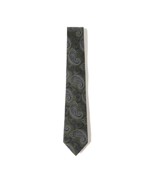 B:MING by BEAMS（ビーミングバイビームス）の「シルク ペイズリー ナロー ネクタイ 25FW（ネクタイ・メンズ・ブラウン/ダークブラウン/グリーン/オリーブ/ブルー/ネイビー・ONE SIZE）」の3枚目の写真