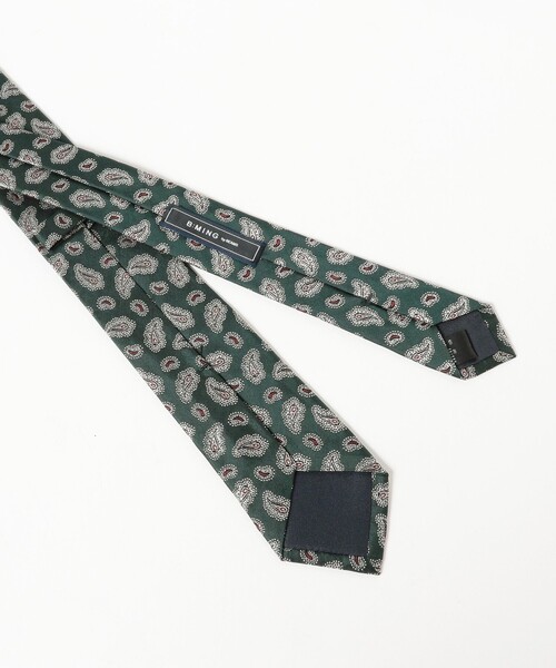 B:MING by BEAMS（ビーミングバイビームス）の「シルク ペイズリー ナロー ネクタイ 25FW（ネクタイ・メンズ・ブラウン/ダークブラウン/グリーン/オリーブ/ブルー/ネイビー・ONE SIZE）」の11枚目の写真