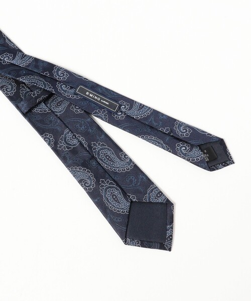 B:MING by BEAMS（ビーミングバイビームス）の「シルク ペイズリー ナロー ネクタイ 25FW（ネクタイ・メンズ・ブラウン/ダークブラウン/グリーン/オリーブ/ブルー/ネイビー・ONE SIZE）」の7枚目の写真