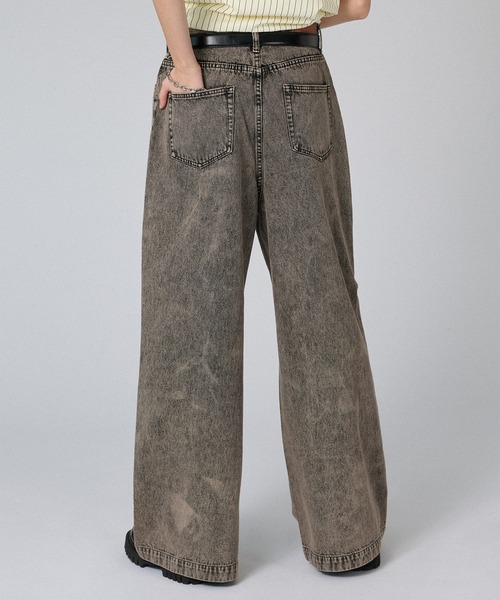 ONCILY（オンシェリー）の「SEMI-FLARED DENIM PANTS / セミフレアデニムパンツ（デニムパンツ・メンズ・ブラック/ブラック系その他/インディゴブルー/ブルー系その他・SMALL/MEDIUM/LARGE）」の7枚目の写真