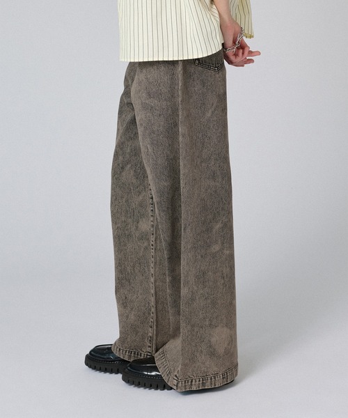 セール】SEMI-FLARED DENIM PANTS / セミフレアデニムパンツ（デニム