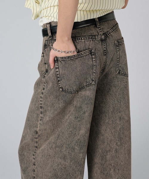 ONCILY（オンシェリー）の「SEMI-FLARED DENIM PANTS / セミフレアデニムパンツ（デニムパンツ・メンズ・ブラック/ブラック系その他/インディゴブルー/ブルー系その他・SMALL/MEDIUM/LARGE）」の13枚目の写真