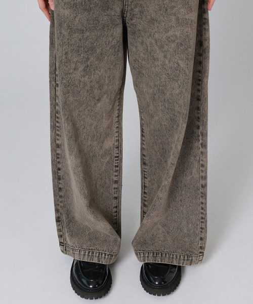 ONCILY（オンシェリー）の「SEMI-FLARED DENIM PANTS / セミフレアデニムパンツ（デニムパンツ・メンズ・ブラック/ブラック系その他/インディゴブルー/ブルー系その他・SMALL/MEDIUM/LARGE）」の11枚目の写真