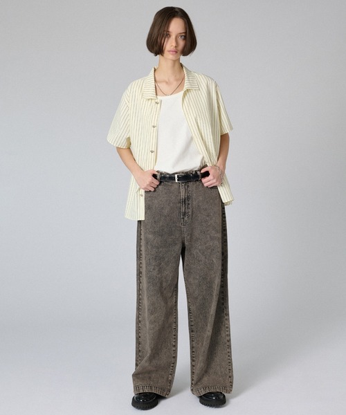 ONCILY（オンシェリー）の「SEMI-FLARED DENIM PANTS / セミフレアデニムパンツ（デニムパンツ・メンズ・ブラック/ブラック系その他/インディゴブルー/ブルー系その他・SMALL/MEDIUM/LARGE）」の8枚目の写真