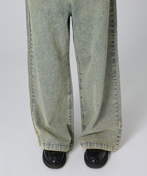 セール】SEMI-FLARED DENIM PANTS / セミフレアデニムパンツ（デニム