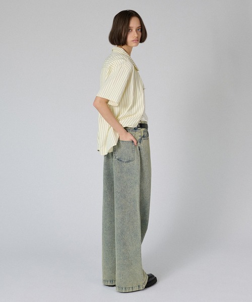 ONCILY（オンシェリー）の「SEMI-FLARED DENIM PANTS / セミフレアデニムパンツ（デニムパンツ・メンズ・ブラック/ブラック系その他/インディゴブルー/ブルー系その他・SMALL/MEDIUM/LARGE）」の19枚目の写真