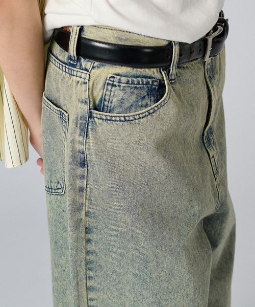 ONCILY（オンシェリー）の「SEMI-FLARED DENIM PANTS / セミフレアデニムパンツ（デニムパンツ・メンズ・ブラック/ブラック系その他/インディゴブルー/ブルー系その他・SMALL/MEDIUM/LARGE）」の21枚目の写真