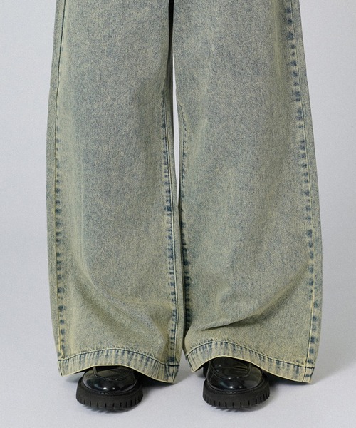 ONCILY（オンシェリー）の「SEMI-FLARED DENIM PANTS / セミフレアデニムパンツ（デニムパンツ・メンズ・ブラック/ブラック系その他/インディゴブルー/ブルー系その他・SMALL/MEDIUM/LARGE）」の22枚目の写真