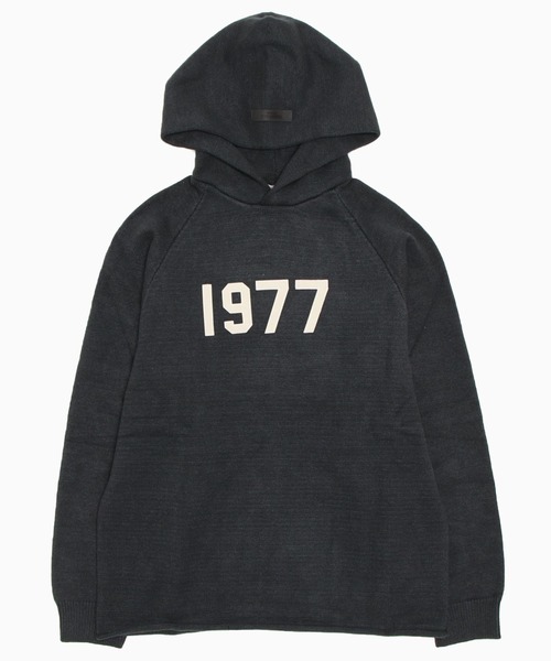 FOG ESSENTIALS(エフオージーエッセンシャルズ)の「FOG ESSENTIALS/エッセンシャルズ 1977 HOODIE KNIT フーディー パーカー プルオーバー(パーカー・メンズ・ホワイト/ブラック・L/M)」の2枚目の写真