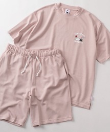 SlashDate（スラッシュデイト）の「【70】【RCG／レッドキャップガール】ガール＆ロゴ ワンポイント ポンチ リラックスルームウェア/上下セットアップ/Tシャツ＆ショートパンツ/2点セット/26SS新色追加（ルームウェア/パジャマ）」