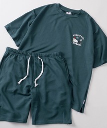 SlashDate（スラッシュデイト）の「【70】【RCG／レッドキャップガール】ガール＆ロゴ ワンポイント ポンチ リラックスルームウェア/上下セットアップ/Tシャツ＆ショートパンツ/2点セット/26SS新色追加（ルームウェア/パジャマ）」