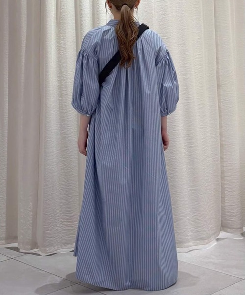 BABYLONE（バビロン）の「スキッパーロングワンピース（ワンピース・レディース・ピンク/ネイビー/ブルー・フリー）」の5枚目の写真