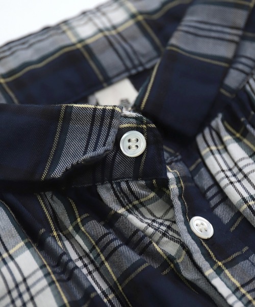 サントドミンゴ専用 Brocante / ブロカント] 60sビエラチェック グランロンシャツ