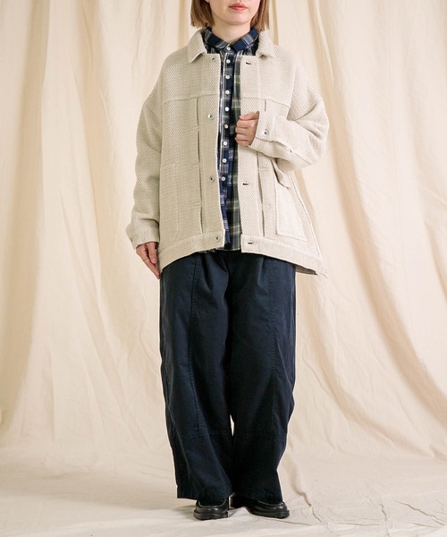 Brocante / ブロカント] 60sビエラチェック グランロンシャツ