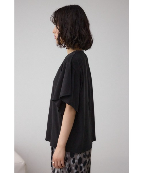 セール】ラッフルスリーブロゴTシャツ（Tシャツ/カットソー）｜AZUL BY