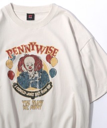 Warner Bros./ワーナーブラザース IT/イット オーバーサイズ ピグメント風 ヴィンテージ加工 半袖Tシャツ/レディース メンズ