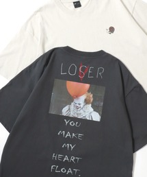Warner Bros./ワーナーブラザース IT/イット オーバーサイズ ピグメント風 ヴィンテージ加工 半袖Tシャツ/レディース メンズ