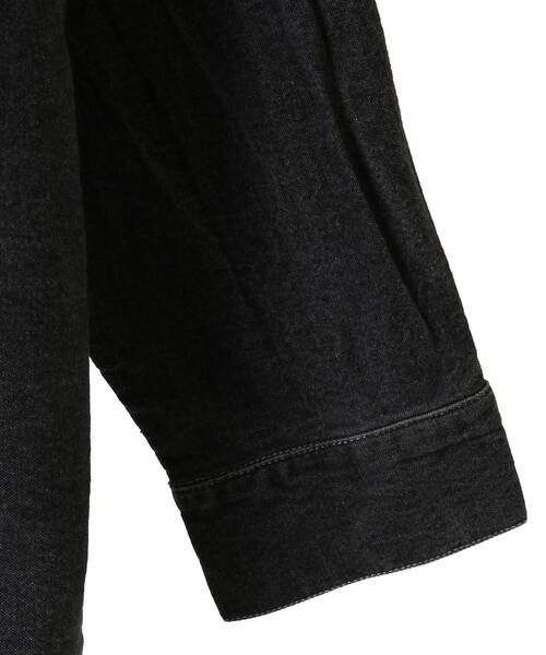 CONVERSE TOKYO(コンバーストウキョウ)の「STAR★ PATCH DENIM SHIRT(シャツ/ブラウス・レディース・ブラック/サックスブルー・FREE)」の14枚目の写真