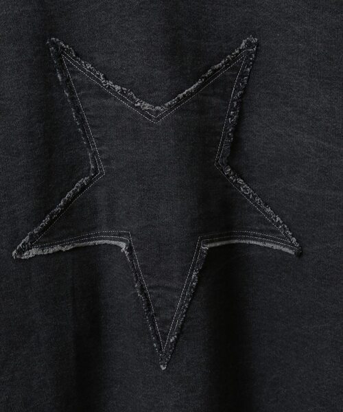 CONVERSE TOKYO(コンバーストウキョウ)の「STAR★ PATCH DENIM SHIRT(シャツ/ブラウス・レディース・ブラック/サックスブルー・FREE)」の18枚目の写真