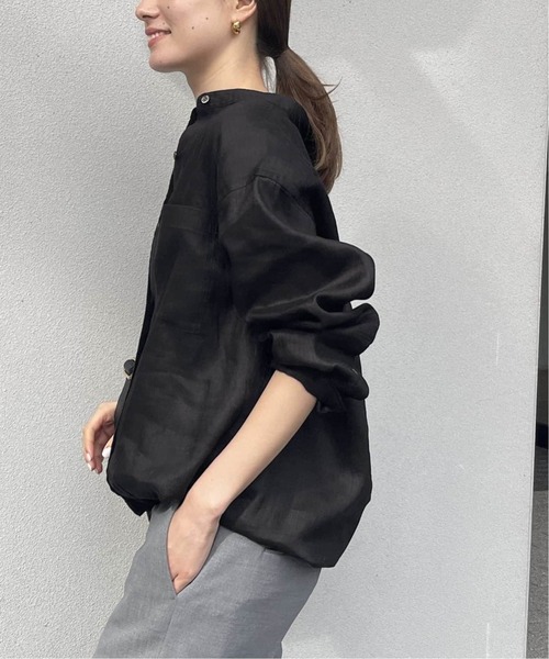 ≪追加≫フレンチリネンドロストシャツ（シャツ/ブラウス）｜FRAMeWORK