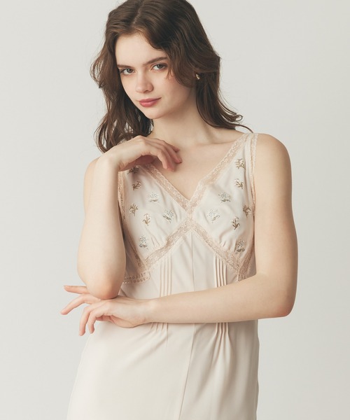 ME COUTURE（ミークチュール）の「フルール刺繍レースmixドレス（ワンピース・レディース・ピンク/アイボリー・00/FREE）」の20枚目の写真