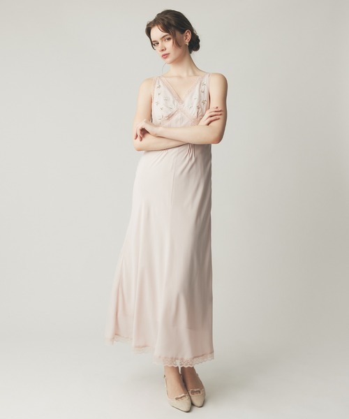 ME COUTURE（ミークチュール）の「フルール刺繍レースmixドレス（ワンピース・レディース・ピンク/アイボリー・00/FREE）」の12枚目の写真