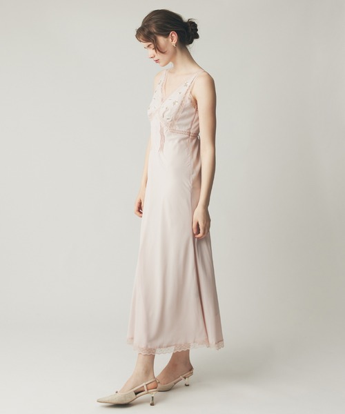 ME COUTURE（ミークチュール）の「フルール刺繍レースmixドレス（ワンピース・レディース・ピンク/アイボリー・00/FREE）」の13枚目の写真