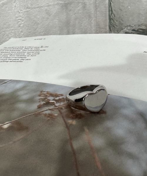 Rechic（リシック）の「ニュアンスハートリング（リング・レディース・シルバー・FREE）」の4枚目の写真