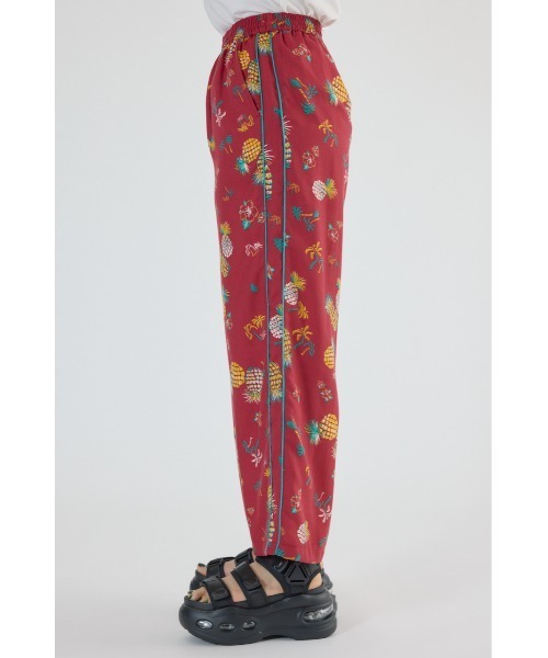 RODEO CROWNS WIDE BOWL（ロデオクラウンズワイドボウル）の「アロハサイドラインパンツ（その他パンツ・レディース・ホワイト系その他/レッド系その他/ブラック系その他・FREE）」の9枚目の写真