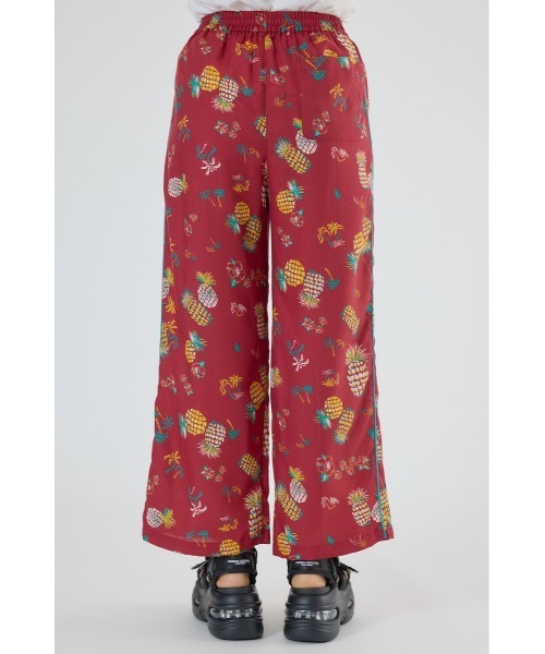 RODEO CROWNS WIDE BOWL（ロデオクラウンズワイドボウル）の「アロハサイドラインパンツ（その他パンツ・レディース・ホワイト系その他/レッド系その他/ブラック系その他・FREE）」の8枚目の写真