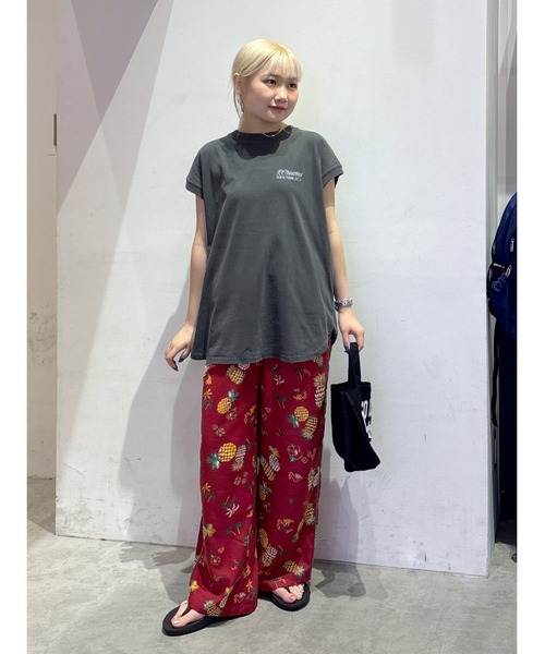 新品 ロデオクラウンズ 0528 MOTIF PATTERNパンツ RODEO CROWNS WIDE BOWL | MENS D/S COOL EASY JOG PANTS