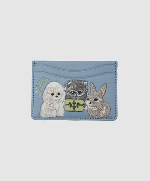 ファッション雑貨・小物その他 GANNI BOU ANIMALS CARDS HOLDER Ganni Bou Card Holder Animals（カードケース）｜GANNI（ガニー