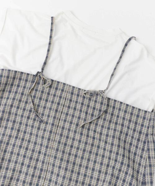 ITEMS URBANRESEARCH（アイテムズ アーバンリサーチ）の「キャミワンピースセット（ワンピース・レディース・チェック/ブラック・FREE）」の14枚目の写真