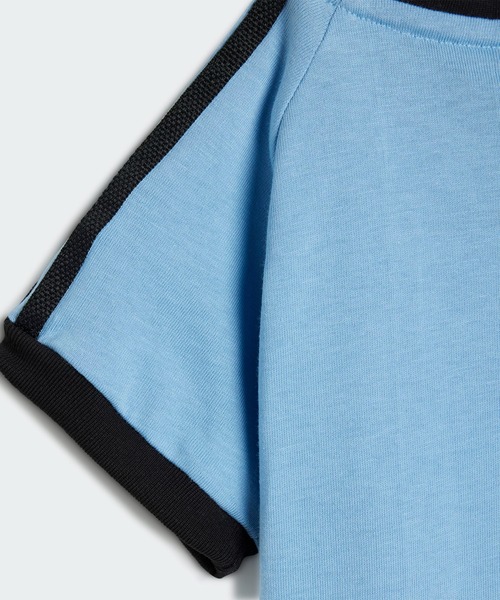 adidas（アディダス）の「スリーストライプス Tシャツ キッズ / アディダスオリジナルス adidas Originals（Tシャツ/カットソー・キッズ・ブルー・90/100/80/70/60）」の5枚目の写真
