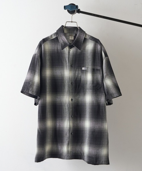 Cal Top(キャルトップ)の「【Cal Top】2000 S/S Plaid Color Base Shirt オンブレチェックシャツ シャドーチェック フランネルシャツ USA 半袖 CLTP2000S UNTR(シャツ/ブラウス・メンズ・ブラック系その他2/ブラウン系1/ブラック系1・M/S)」の5枚目の写真