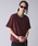 ANDER HUNKiA_[nNj́uMetal Henry neck T-shirt /^w[lbNTVciTVc/Jbg\[jvbuE