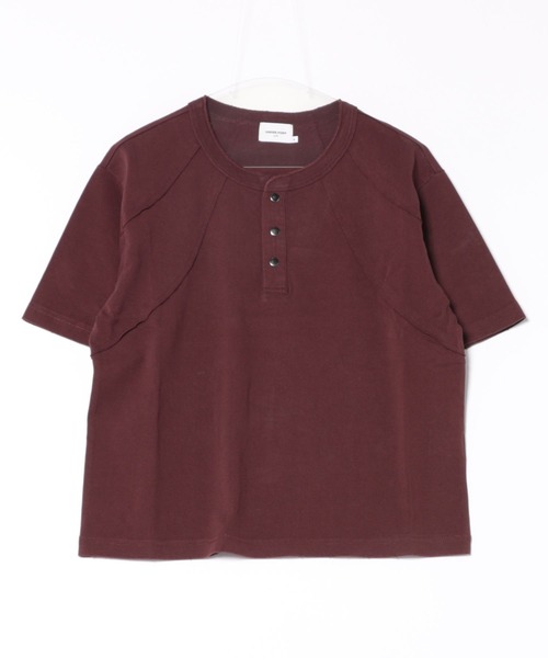 ANDER HUNK（アンダーハンク）の「Metal Henry neck T-shirt /メタルヘンリーネックTシャツ（Tシャツ/カットソー・メンズ・その他/ブラック/グレー/ブラウン・SMALL/MEDIUM/LARGE）」の10枚目の写真