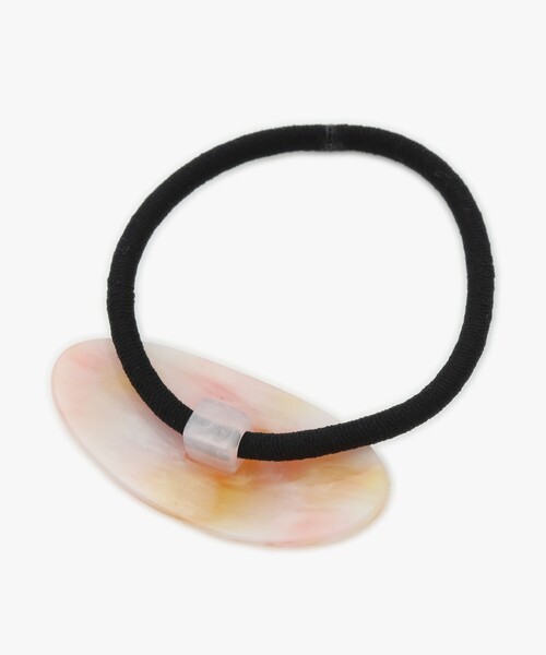 To b. by agnes b.（トゥービーバイアニエスベー）の「カラー ロゴ ヘアタイ（ヘアゴム・レディース・オレンジ系その他・FREE）」の2枚目の写真