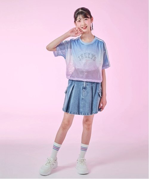 メゾピアノ　パフェTシャツ　グラデーションパンツ　セット　まとめ売り　140cm メゾピアノ パフェTシャツ グラデーションパンツ セット まとめ