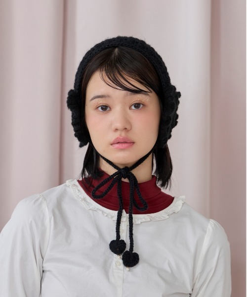 kaorinomori（カオリノモリ）の「kaorinomori アリーヘアバンド / カオリノモリ（ヘアバンド・レディース・ブラック/レッド/ホワイト/ライトグレー・FREE）」の3枚目の写真