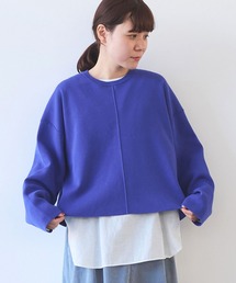 bulle de savon ビュル デ サボン 紺 ニット L bulle de savon（ビュルデサボン）の「COOL POTTER ヘンリープル