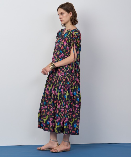 セール】マルチフラワーティアードワンピース（ワンピース）｜HOUSE OF