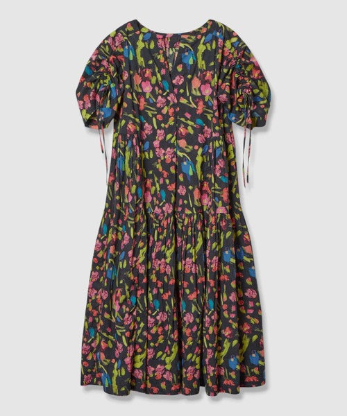 セール】マルチフラワーティアードワンピース（ワンピース）｜HOUSE OF