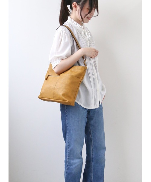 BACKYARD FAMILY（バックヤードファミリー）の「Harvest moom ハーベストムーン #4805 ショルダーバッグ（ショルダーバッグ・レディース・ブルー/ブラック/イエロー・FREE）」の4枚目の写真