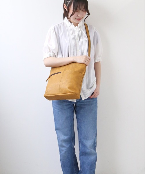 BACKYARD FAMILY（バックヤードファミリー）の「Harvest moom ハーベストムーン #4805 ショルダーバッグ（ショルダーバッグ・レディース・ブルー/ブラック/イエロー・FREE）」の18枚目の写真