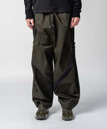 regleam リグリーム　サテンカーゴパンツ　ブラック サテンカーゴパンツ｜SATIN CARGO PANTSの通販｜regleam