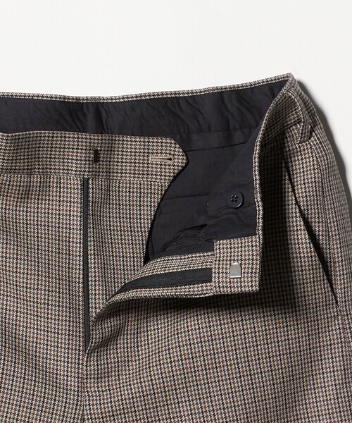 UNITED ARROWS & SONS（ユナイテッドアローズアンドサンズ）の「＜UNITED ARROWS & SONS＞ WOOL CHECK WIDE TROUSERS/スラックス（スラックス・メンズ・グレー系/ブラウン系・S/L/XL/M）」の3枚目の写真